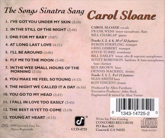 Songs Sinatra Sang cover art