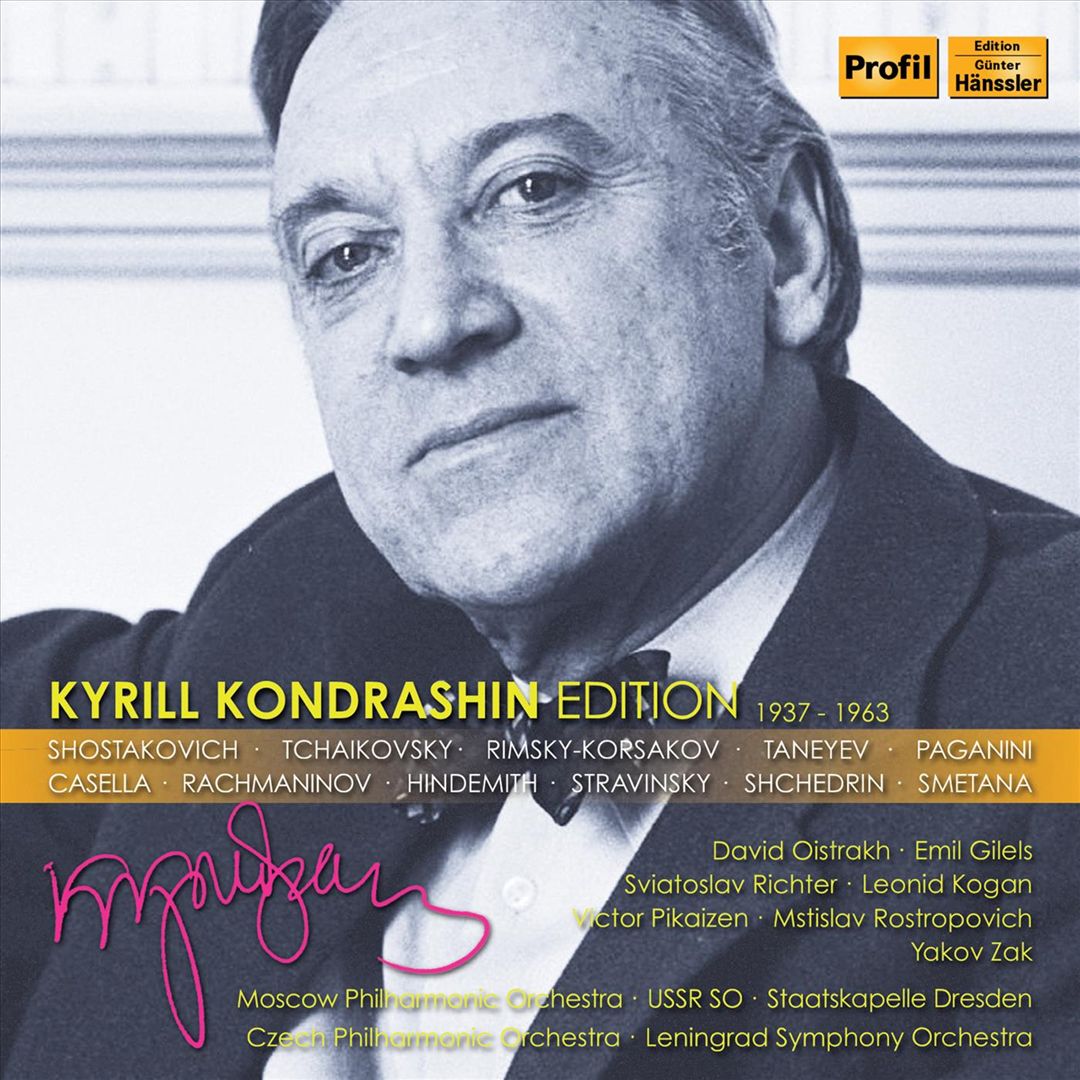 Kyrill Kondrashin Edition, 1937-1963 cover art