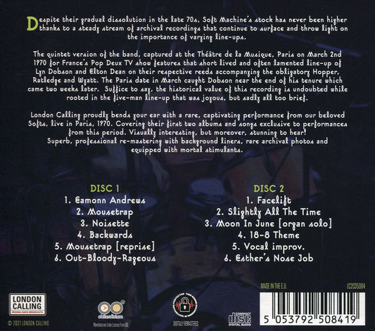 Paris 1970 cover art