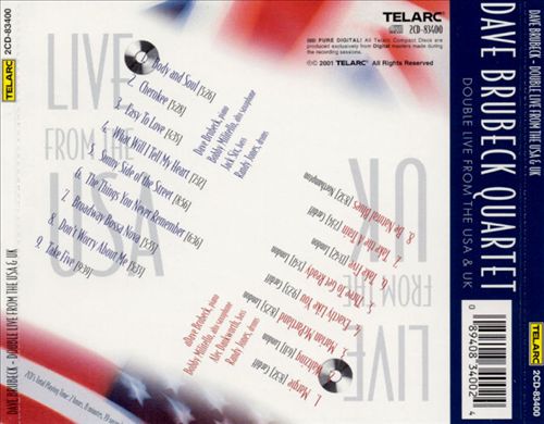 Double Live from the U.S.A. and U.K. cover art
