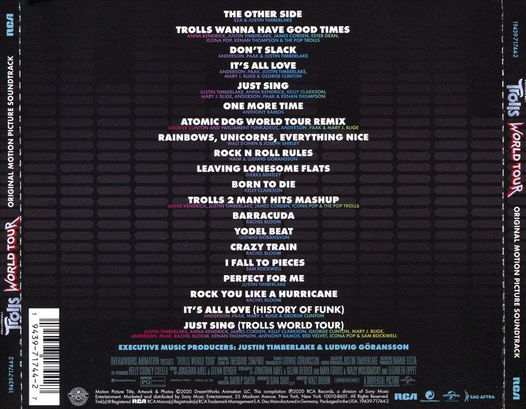 Trolls World Tour [Original Motion Picture Soundtrack] cover art