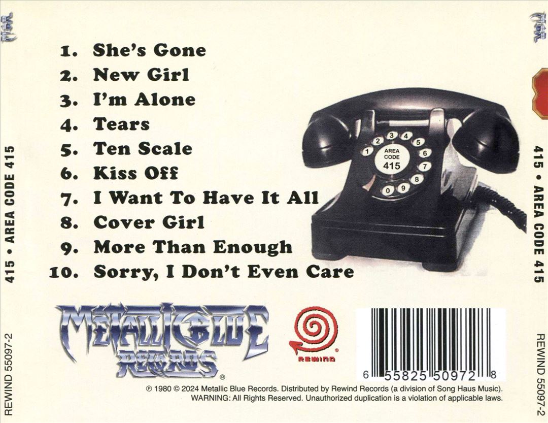 Area Code 415 cover art