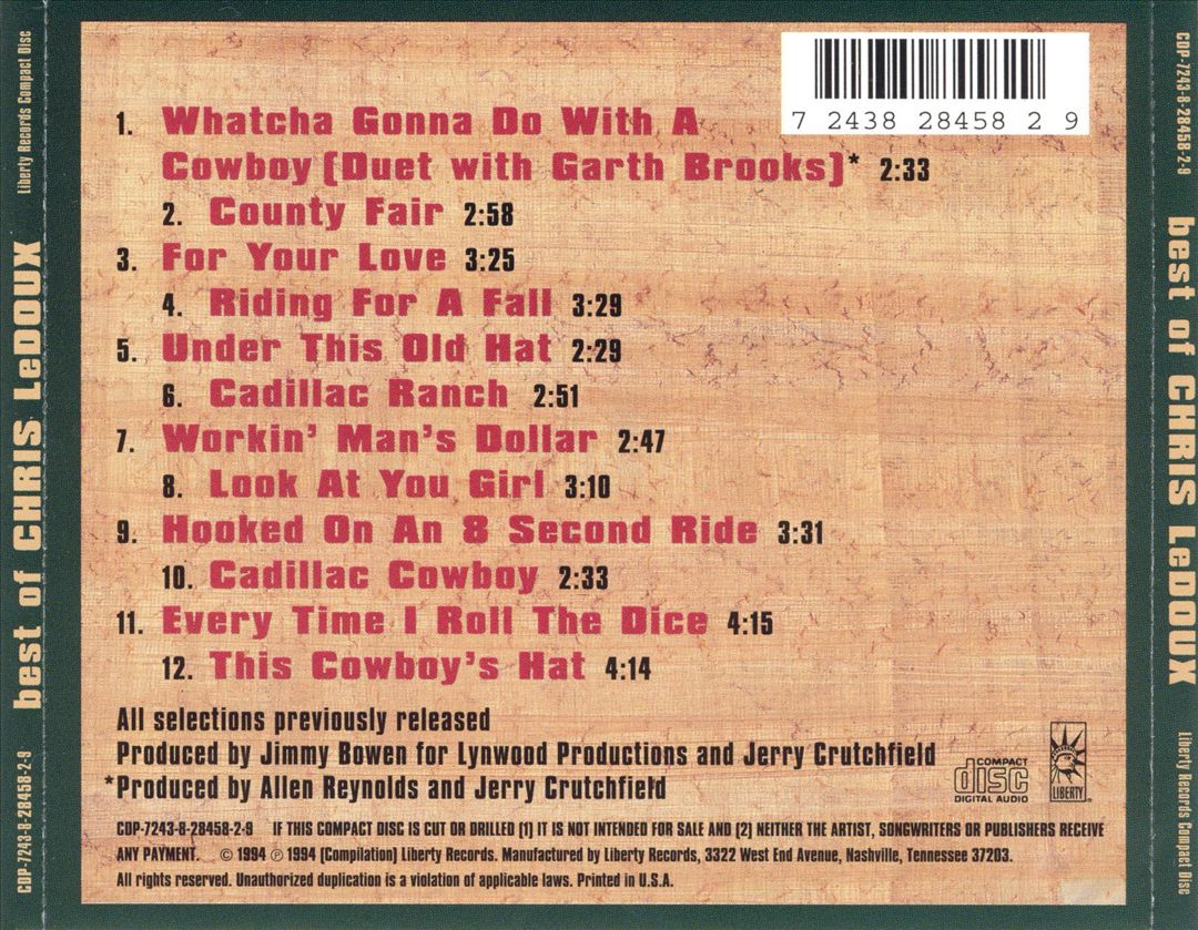 Best of Chris LeDoux cover art