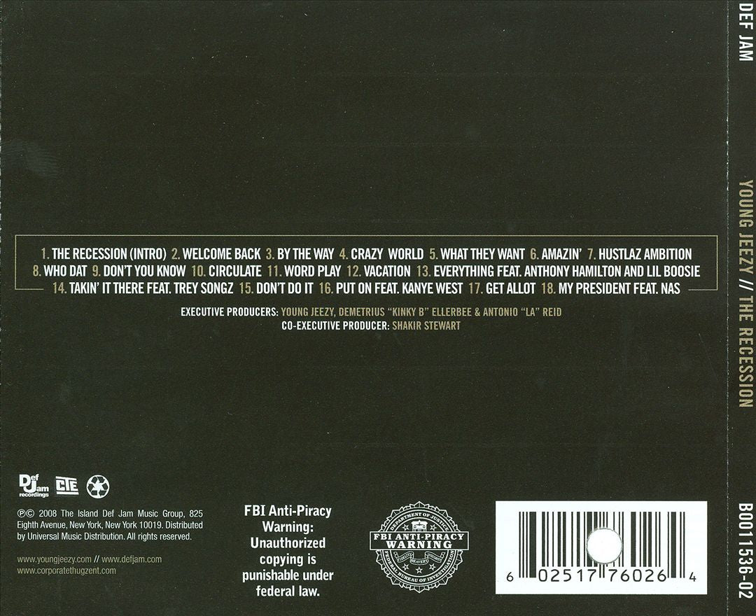 Recession cover art