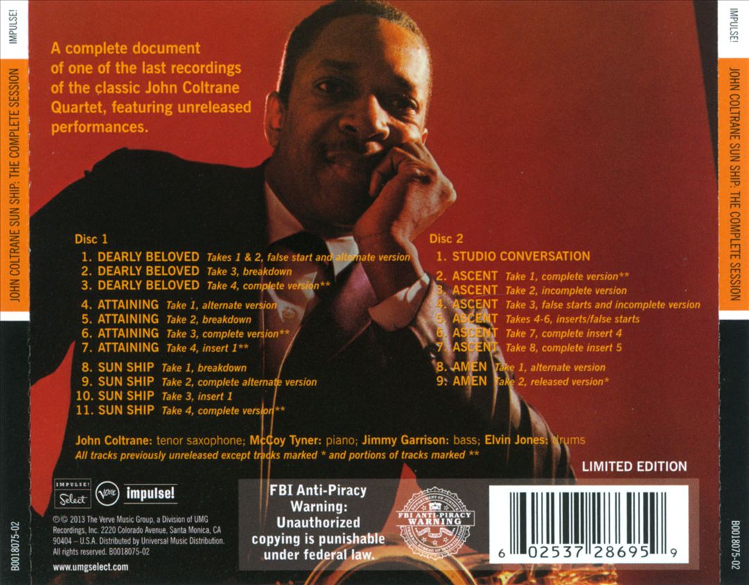 Sun Ship: The Complete Session cover art
