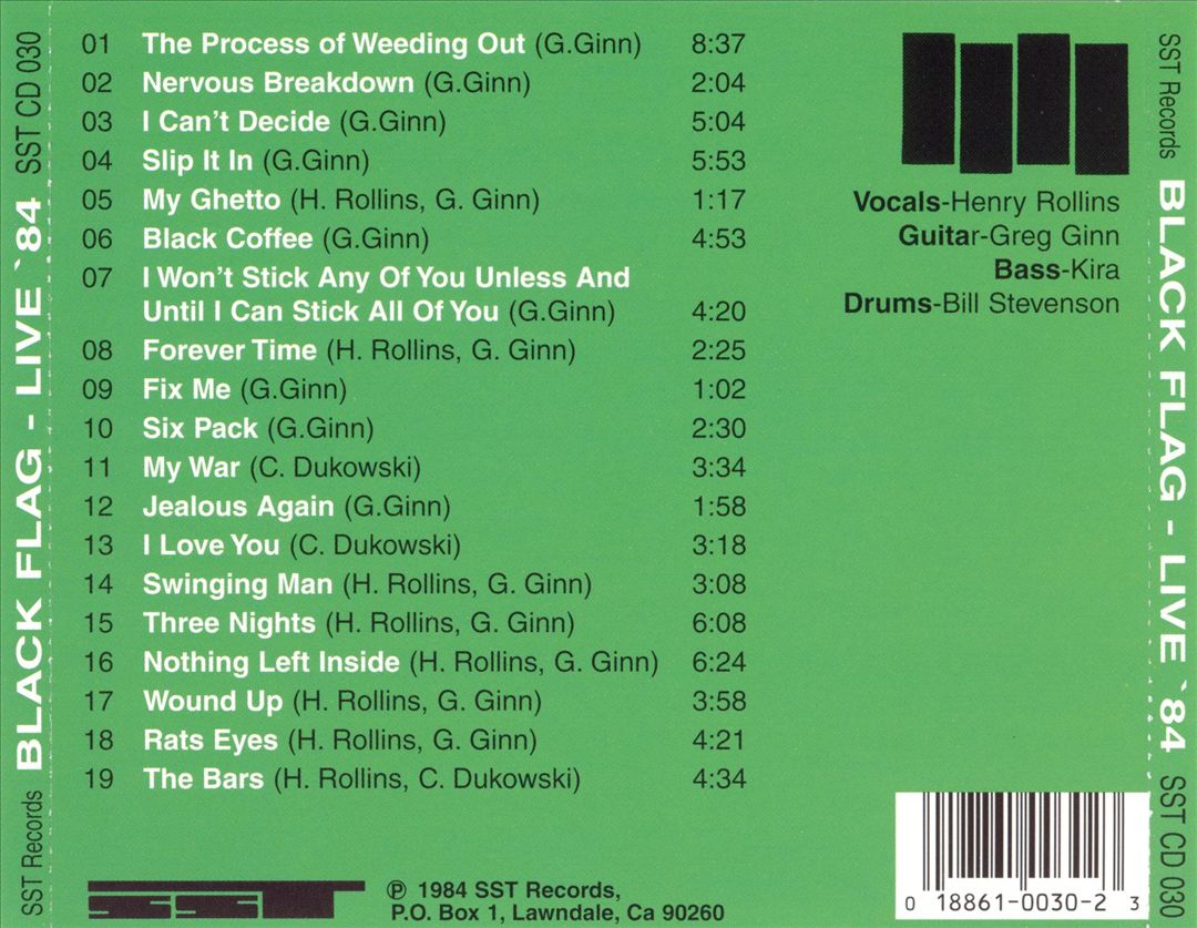 Live '84 cover art