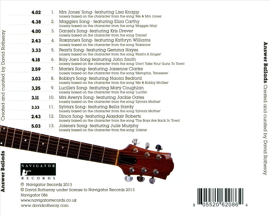 Answer Ballads cover art