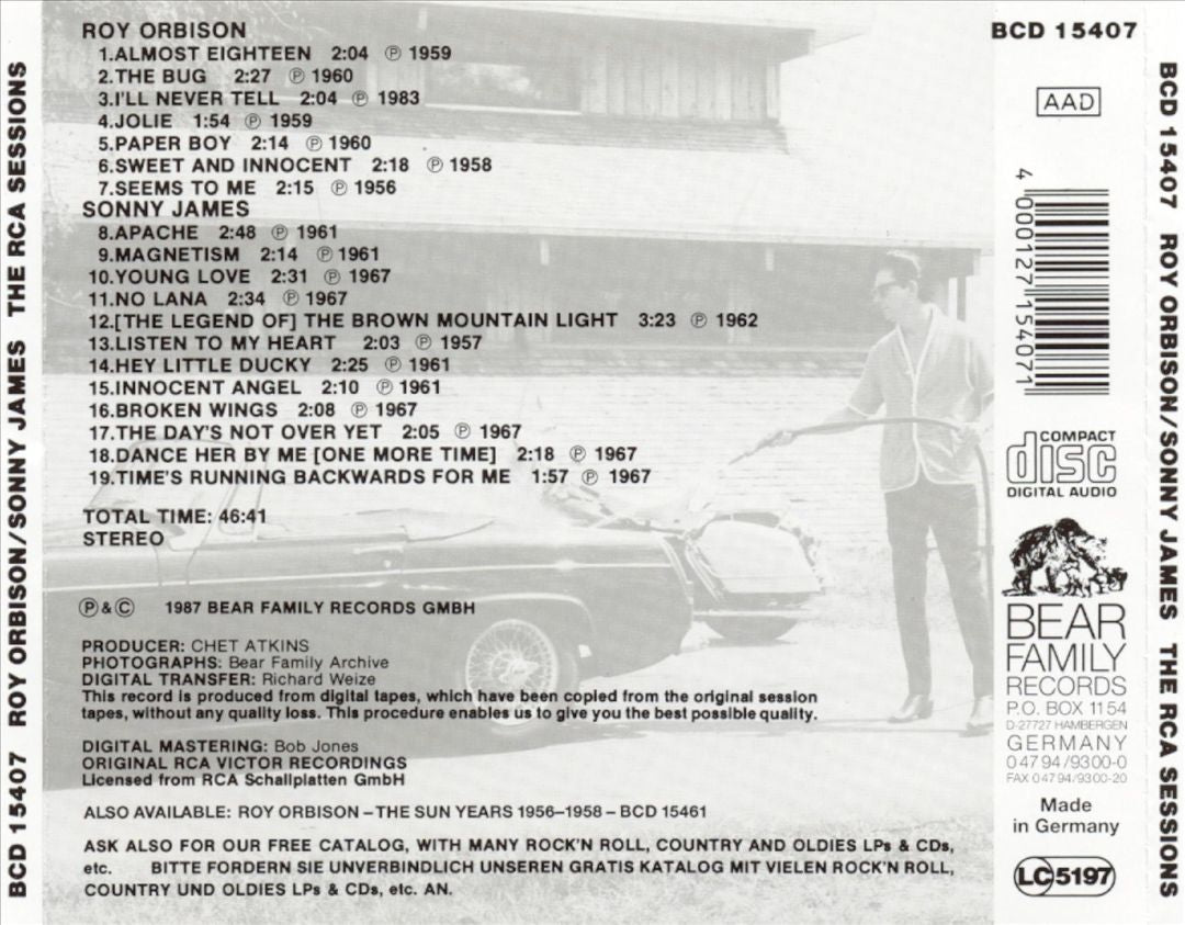 RCA Sessions cover art