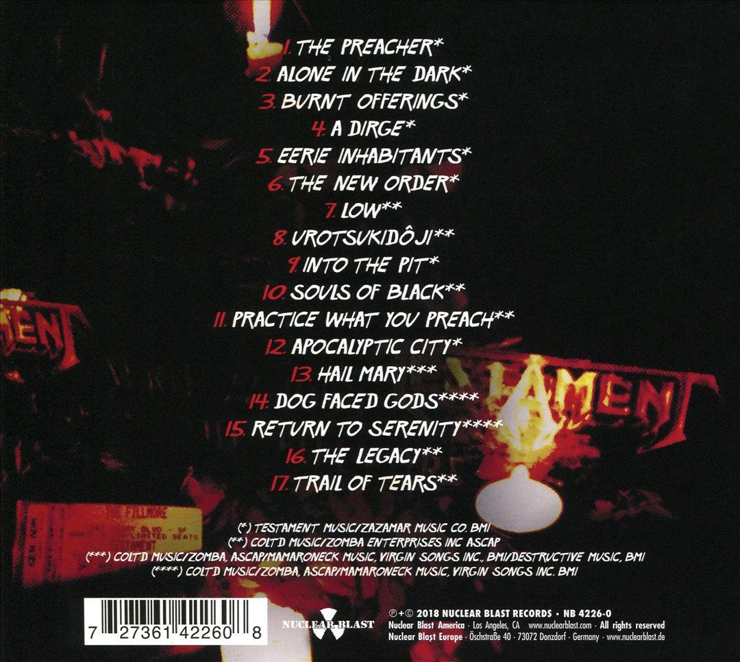 Live at the Fillmore cover art