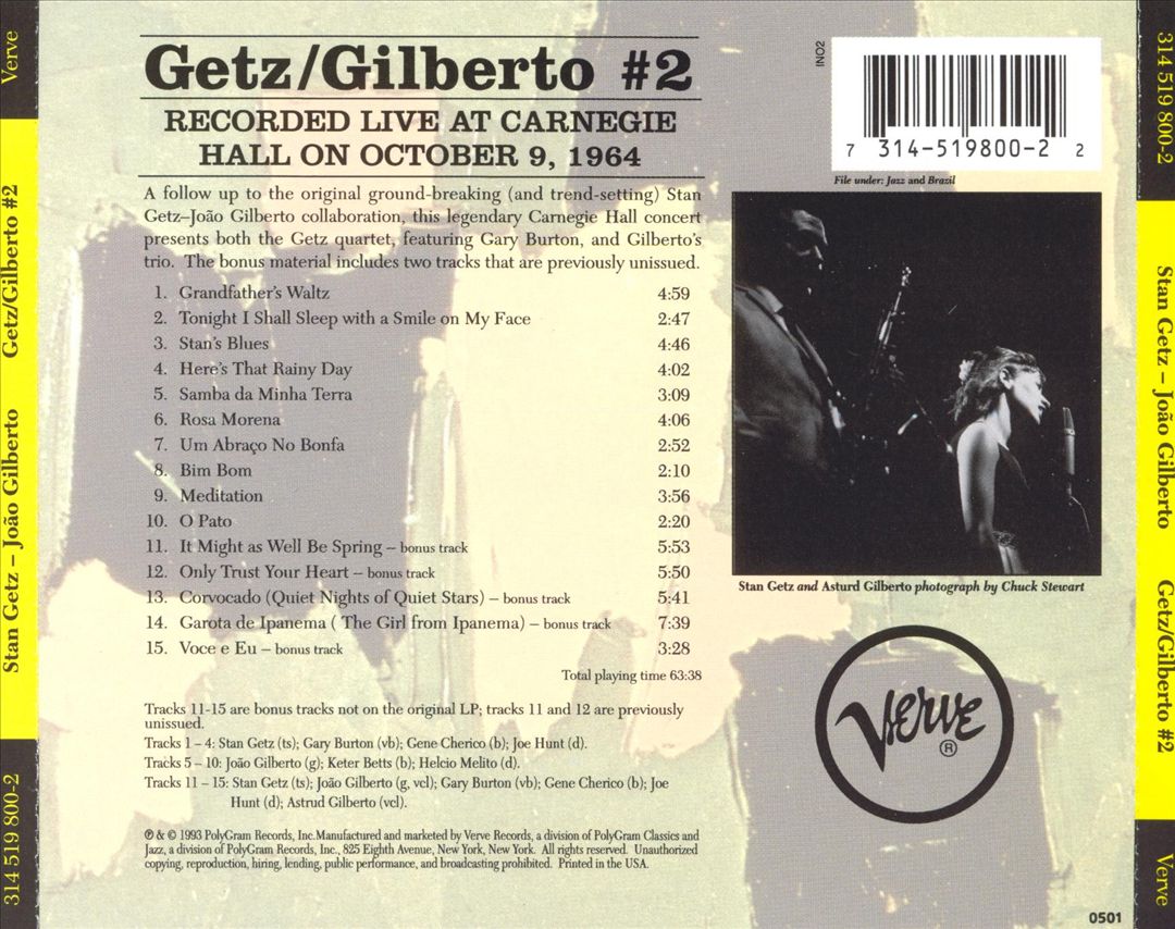 Getz/Gilberto #2 [Bonus Tracks] cover art