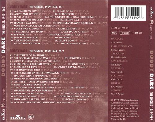 Singles 1959-1969 cover art