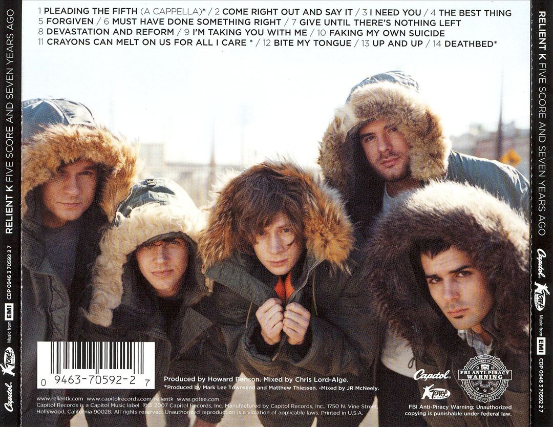 Five Score and Seven Years Ago cover art