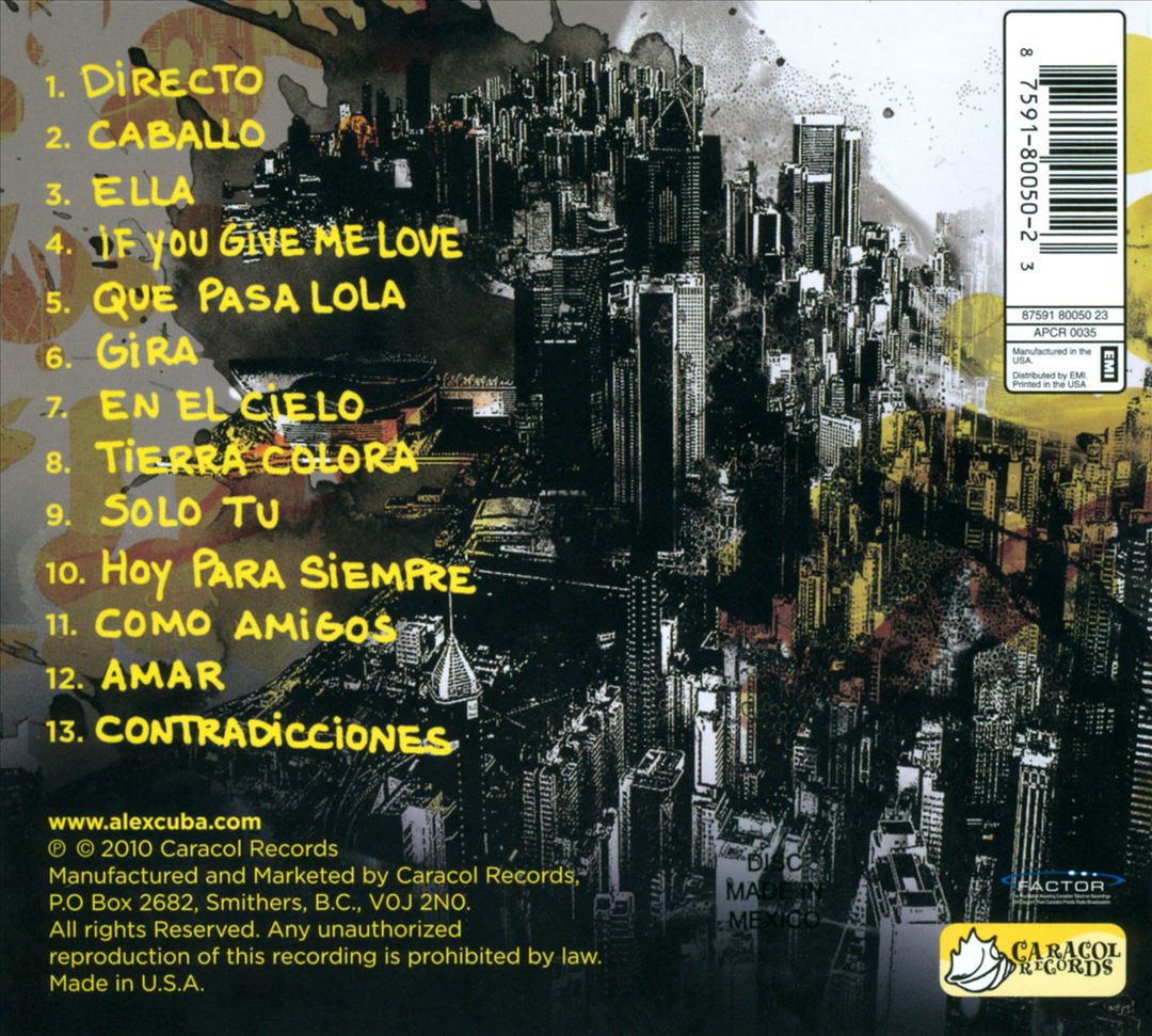 Alex Cuba cover art