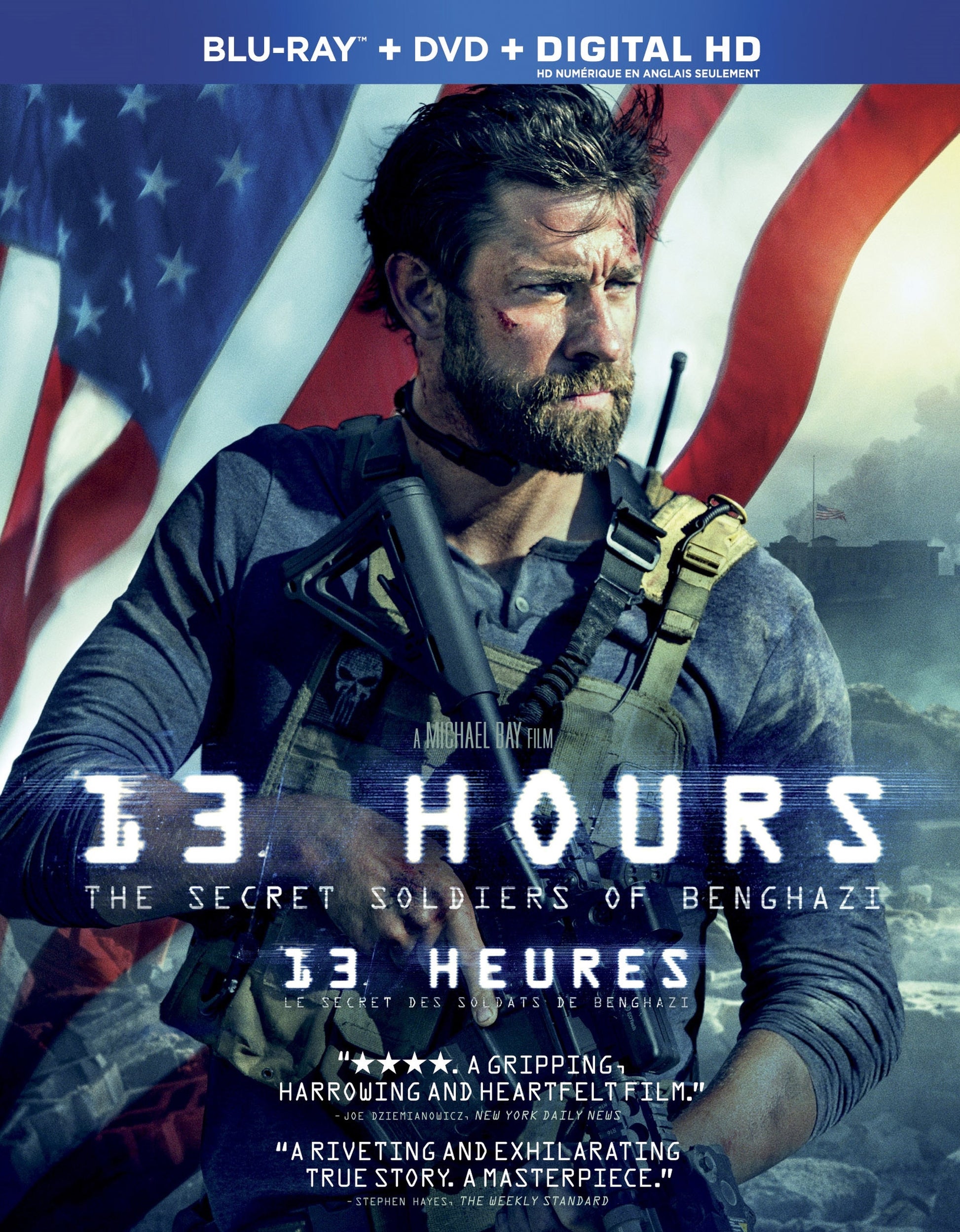 13 Hours: The Secret Soldiers of Benghazi [Blu-ray/DVD] cover art