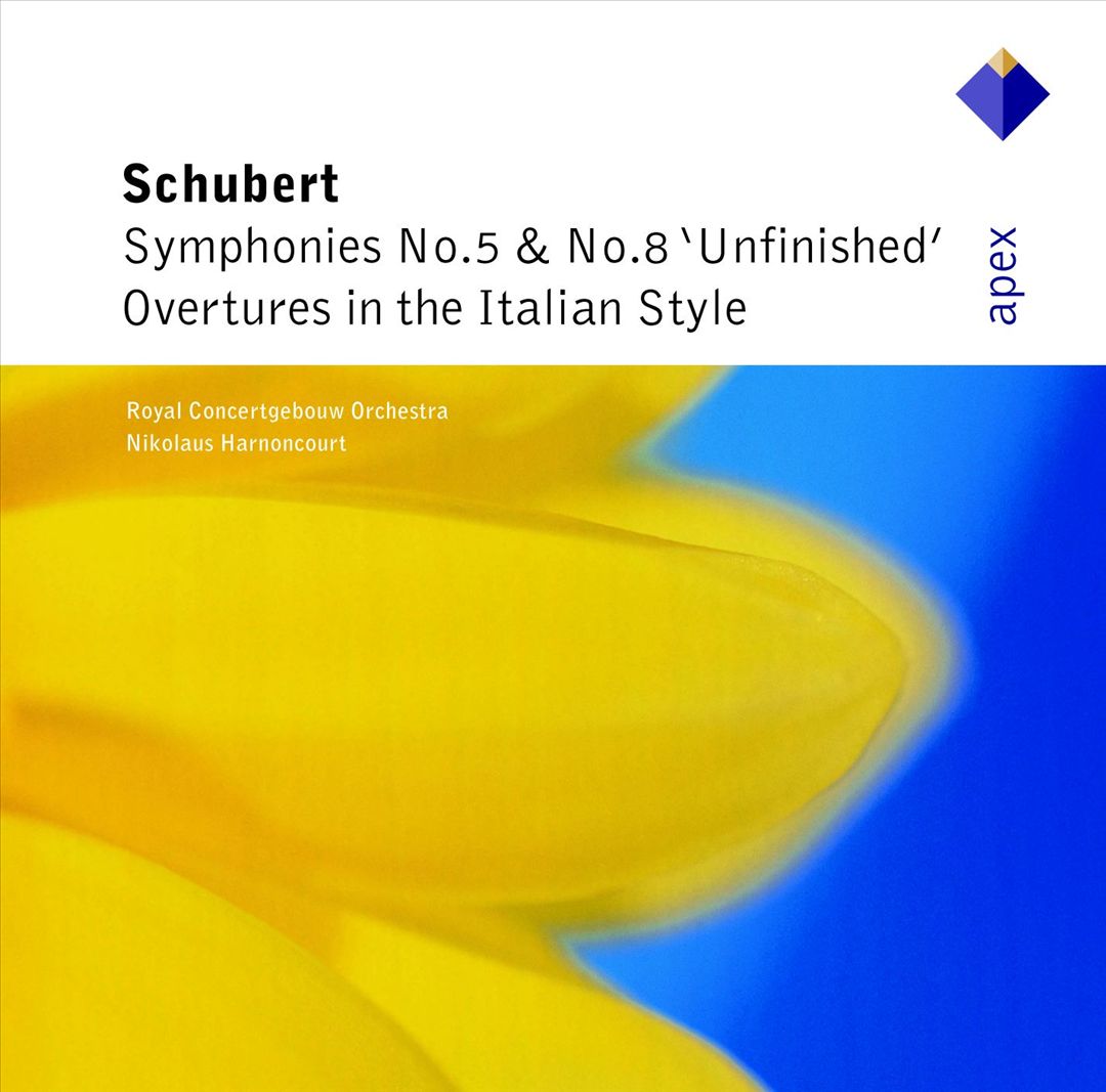 Schubert: Symphonies No. 5 & No. 8 'Unfinished'; Overtures in the Italian Style cover art