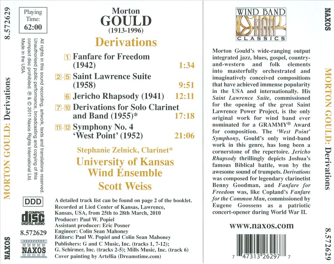 Morton Gould: Derivations cover art