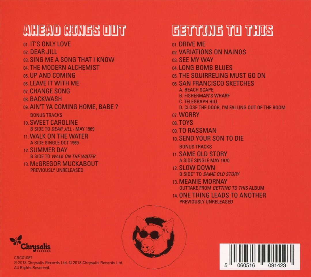 Ahead Rings Out/Getting to This cover art