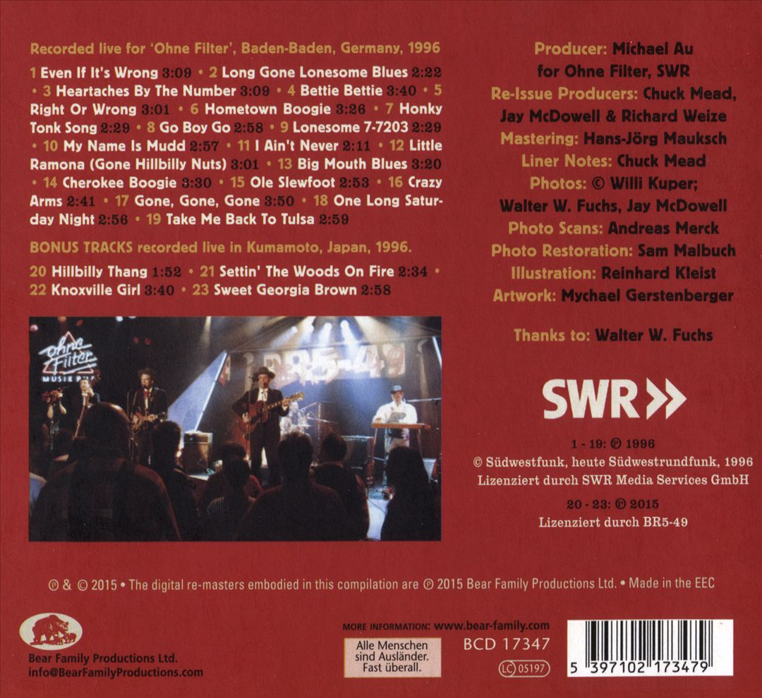 One Long Saturday Night, Plus cover art