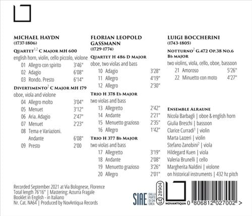 Rumbling Divertimenti: Chamber Music with Oboe and Double Bass cover art