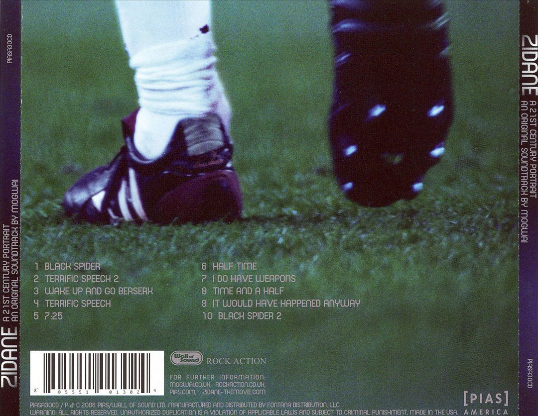 Zidane: A 21st Century Portrait cover art