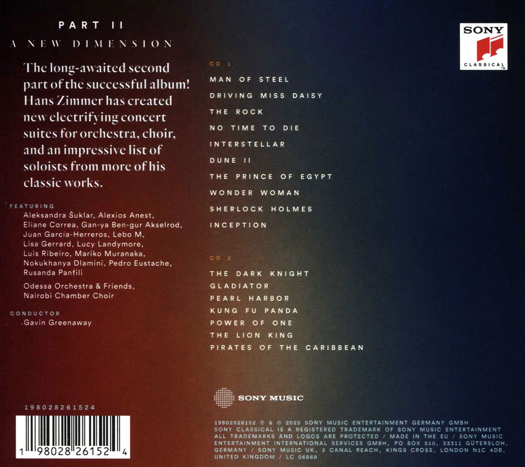 World of Hans Zimmer, Part II - A New Dimension cover art