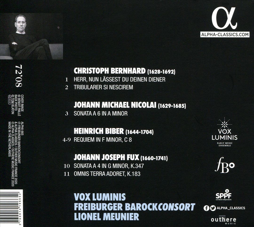 Biber: Requiem cover art