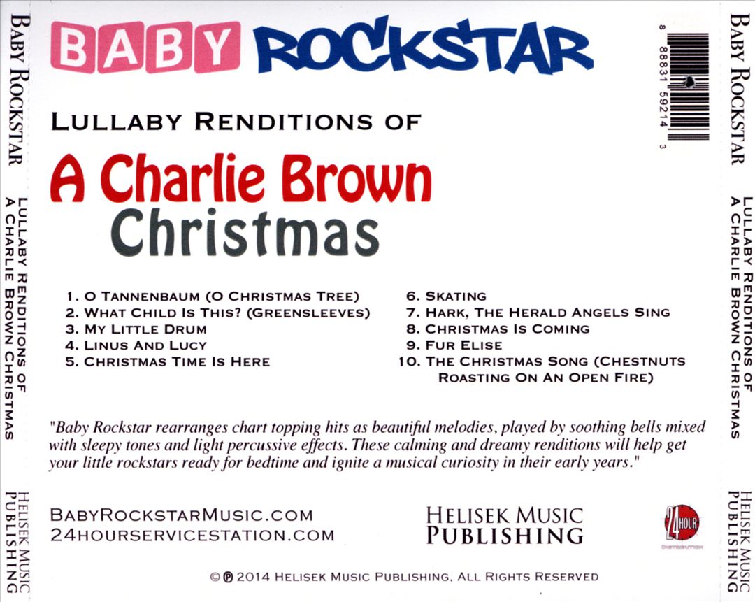 Baby Rockstar: Lullaby Renditions of a Charlie Brown Christmas cover art