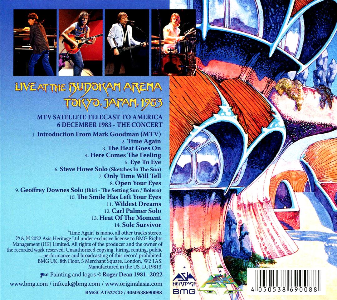 Asia in Asia: Live at the Budokan, Tokyo, 1983 cover art