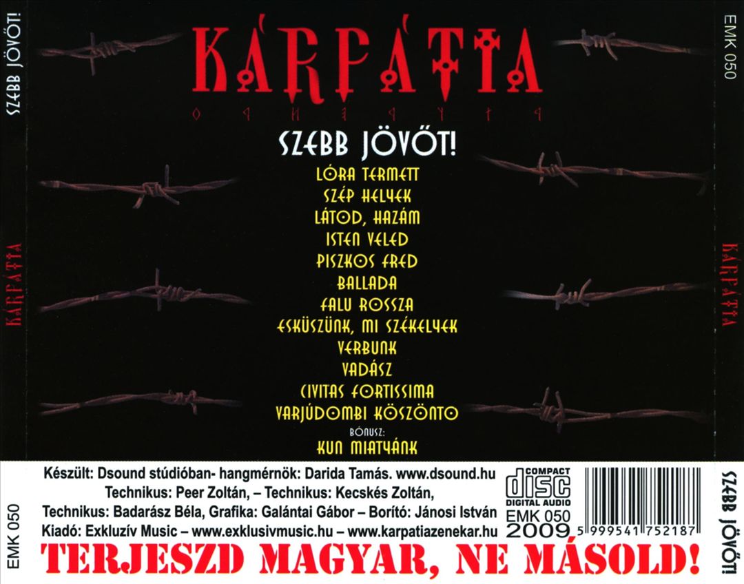 Szebb Jövőt! cover art