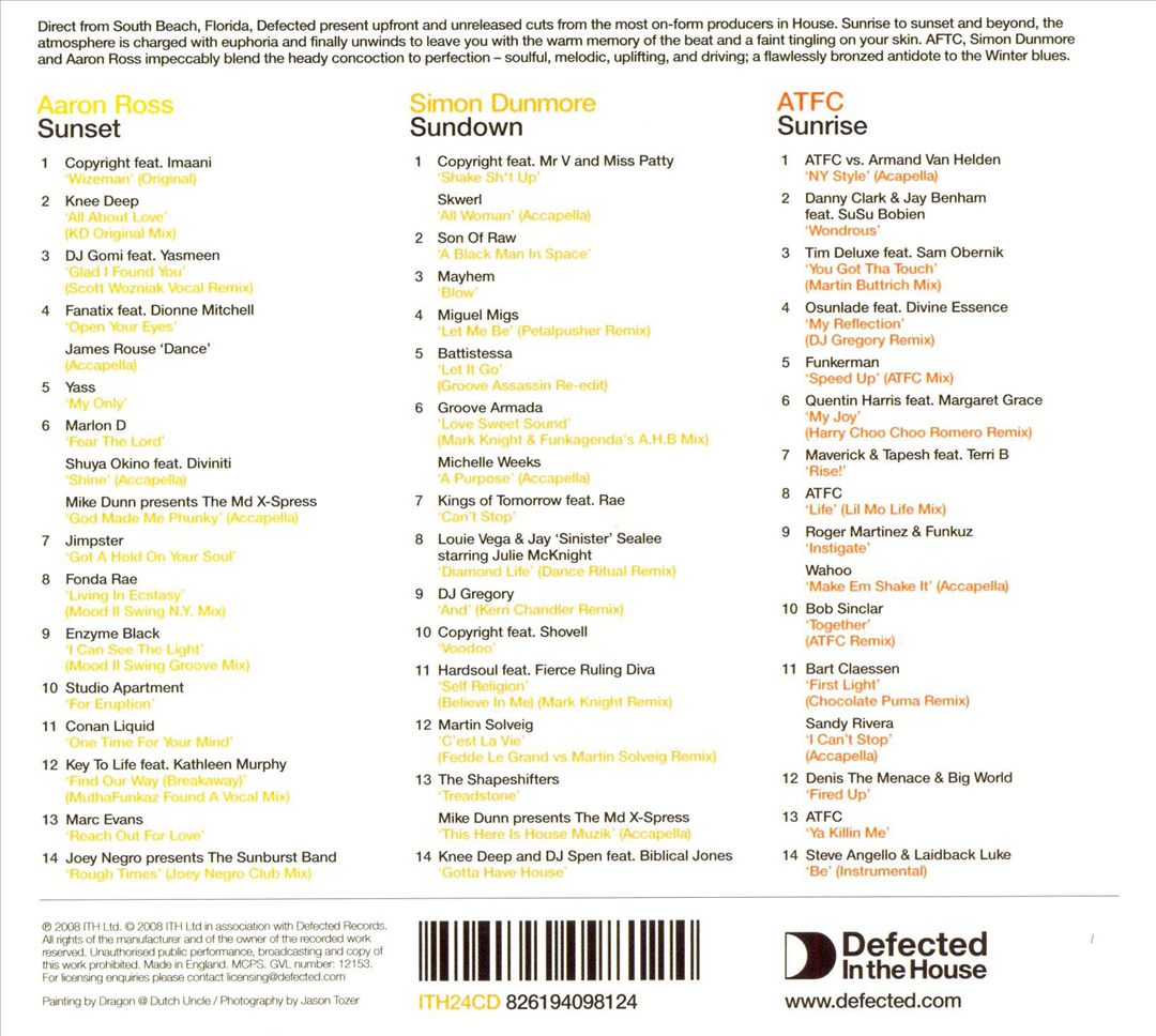 Defected in the House: Miami 2008 cover art