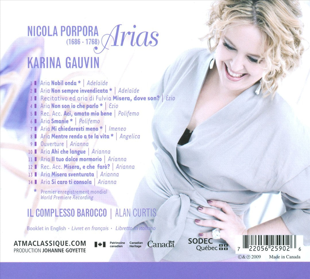 Nicola Porpora: Arias cover art
