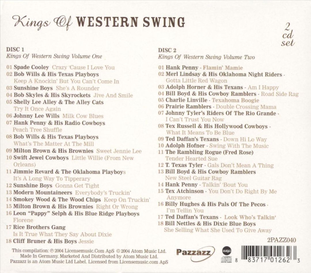 Kings of Western Swing [Pazzazz] cover art