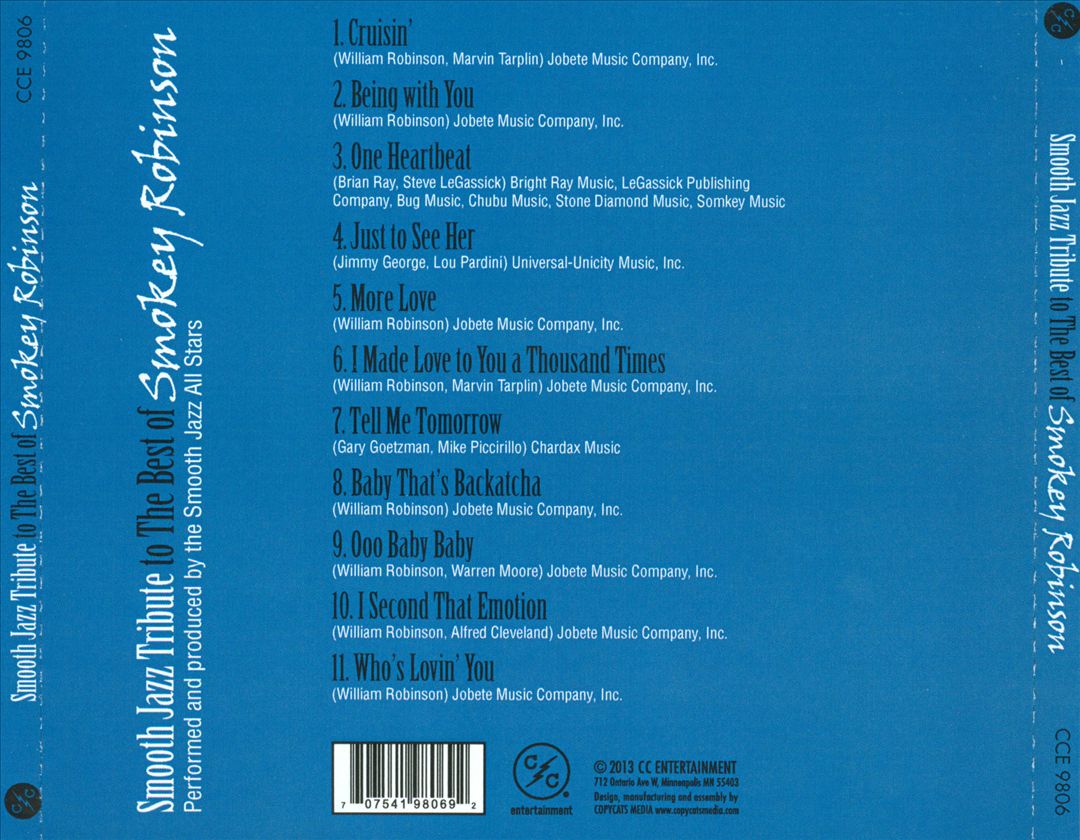 Smooth Jazz Tribute To The Best Of Smokey Robinson cover art