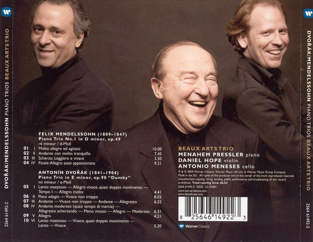 Mendelssohn: Trio No. 1; Dvorák: Dumky Trio [2004 Recording] cover art