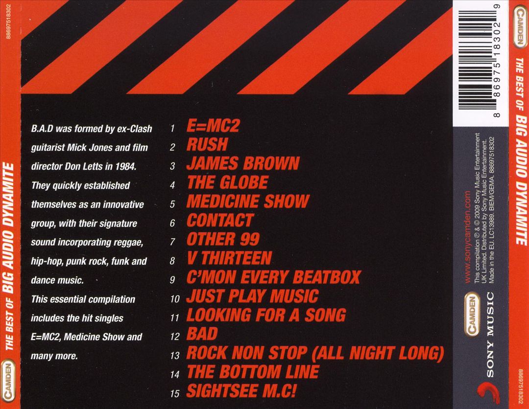 Best of Big Audio Dynamite cover art