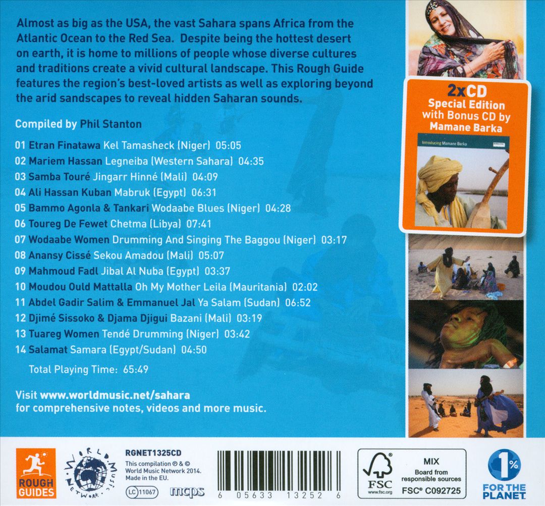 Rough Guide to the Music of the Sahara cover art