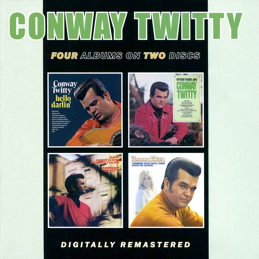 Hello Darlin'/Fifteen Years Ago/How Much More Can She Stand/I Wonder What She'll Think About Me Leaving cover art