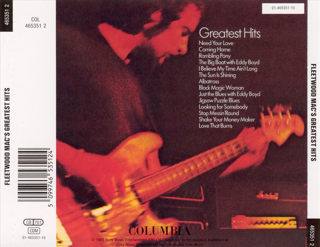 Greatest Hits [CBS 1989] cover art