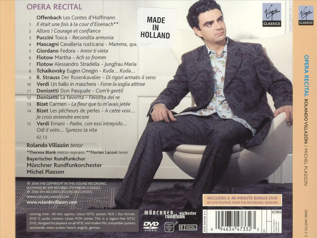 Opera Recital [Includes Bonus DVD] cover art