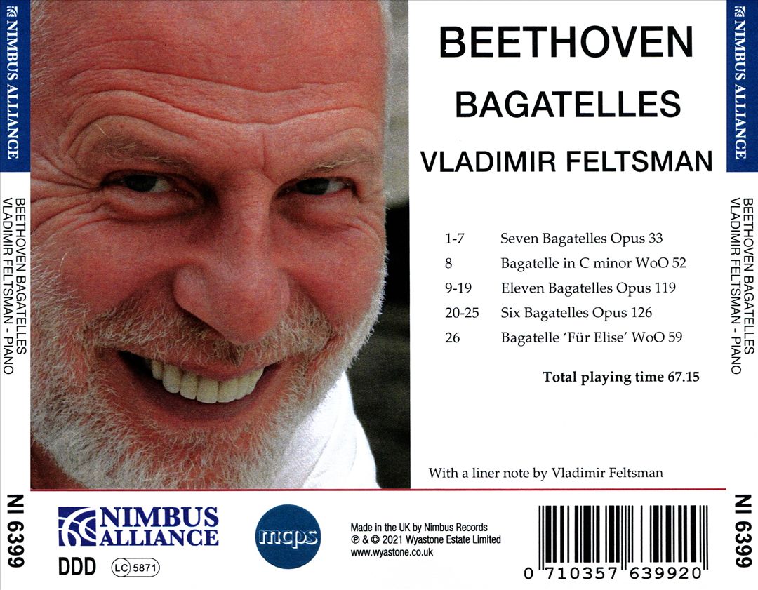 Beethoven: Bagatelles cover art