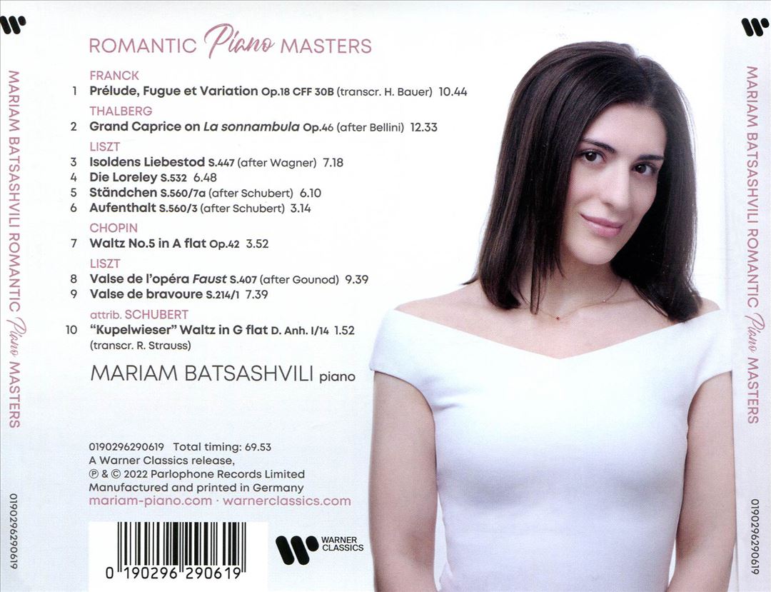 Romantic Piano Masters cover art