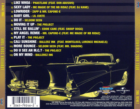 Lowrider 2006 Tour cover art