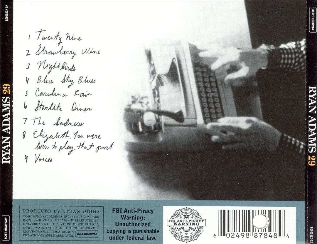 29 cover art
