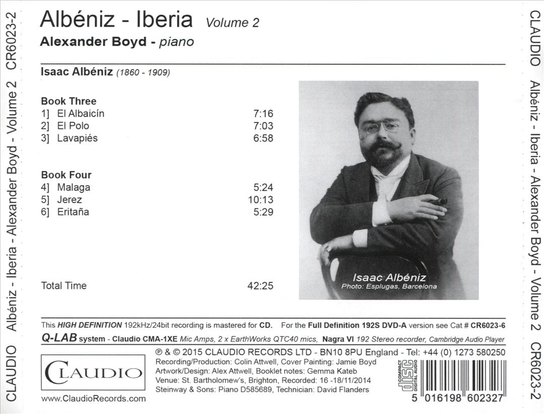 Albeniz: Iberia, Vol. 2 - Books 3 & 4 cover art