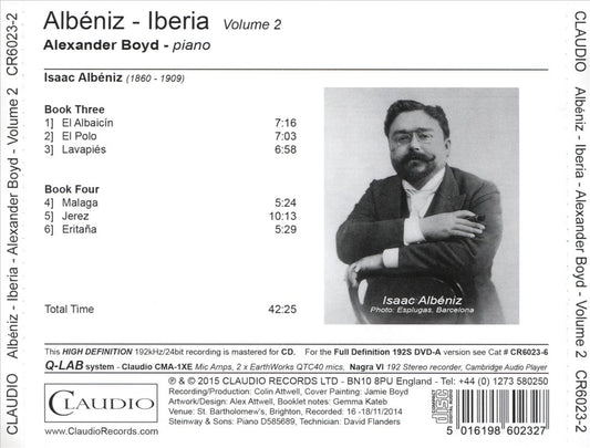 Albeniz: Iberia, Vol. 2 - Books 3 & 4 cover art