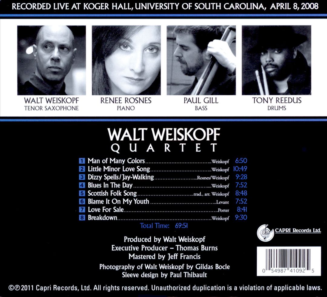 Recorded Live April 8, 2008: Koger Hall, University of South Carolina cover art