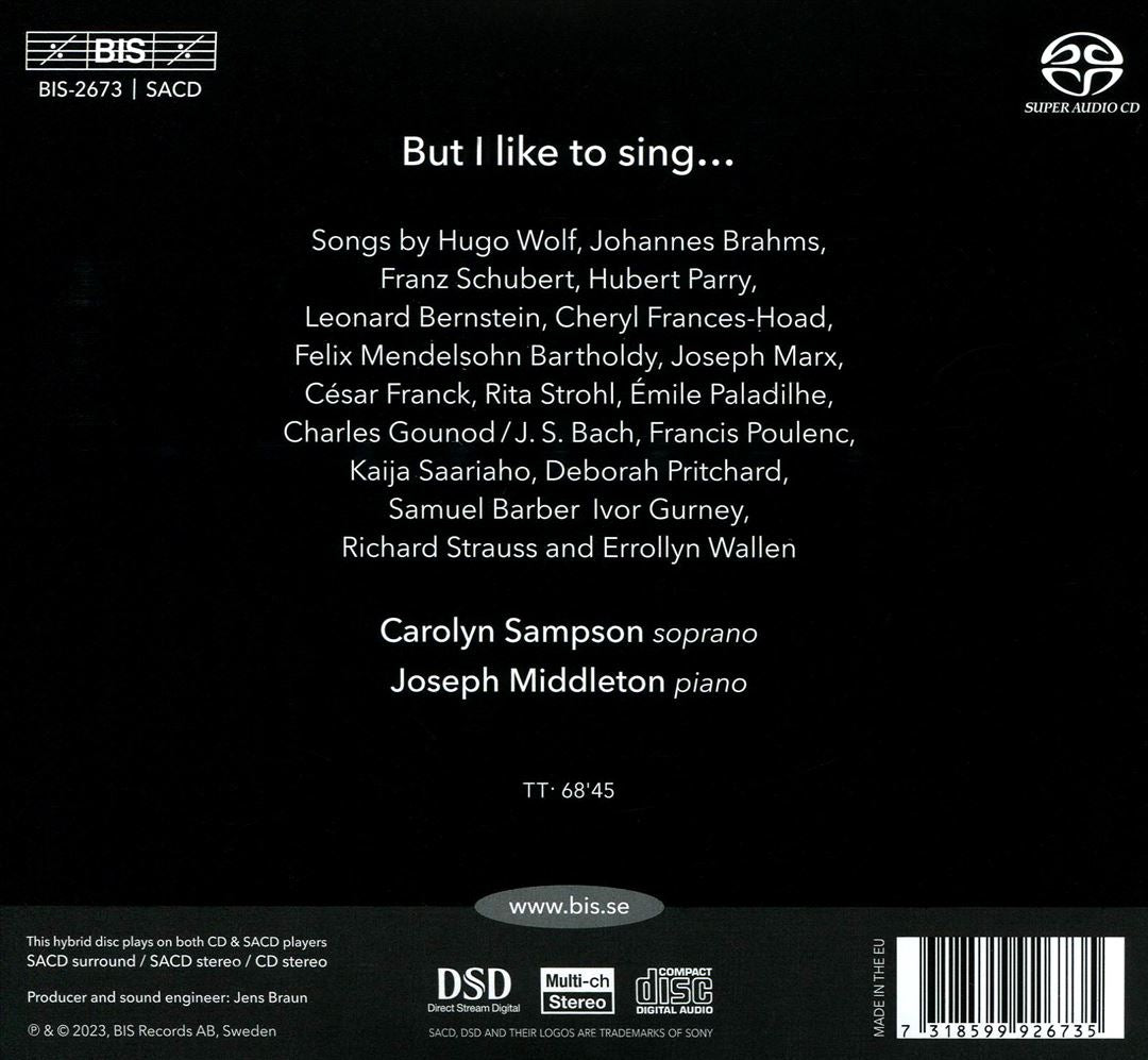 but I like to sing ... cover art