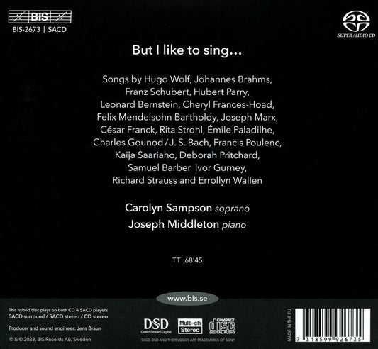 but I like to sing ... cover art