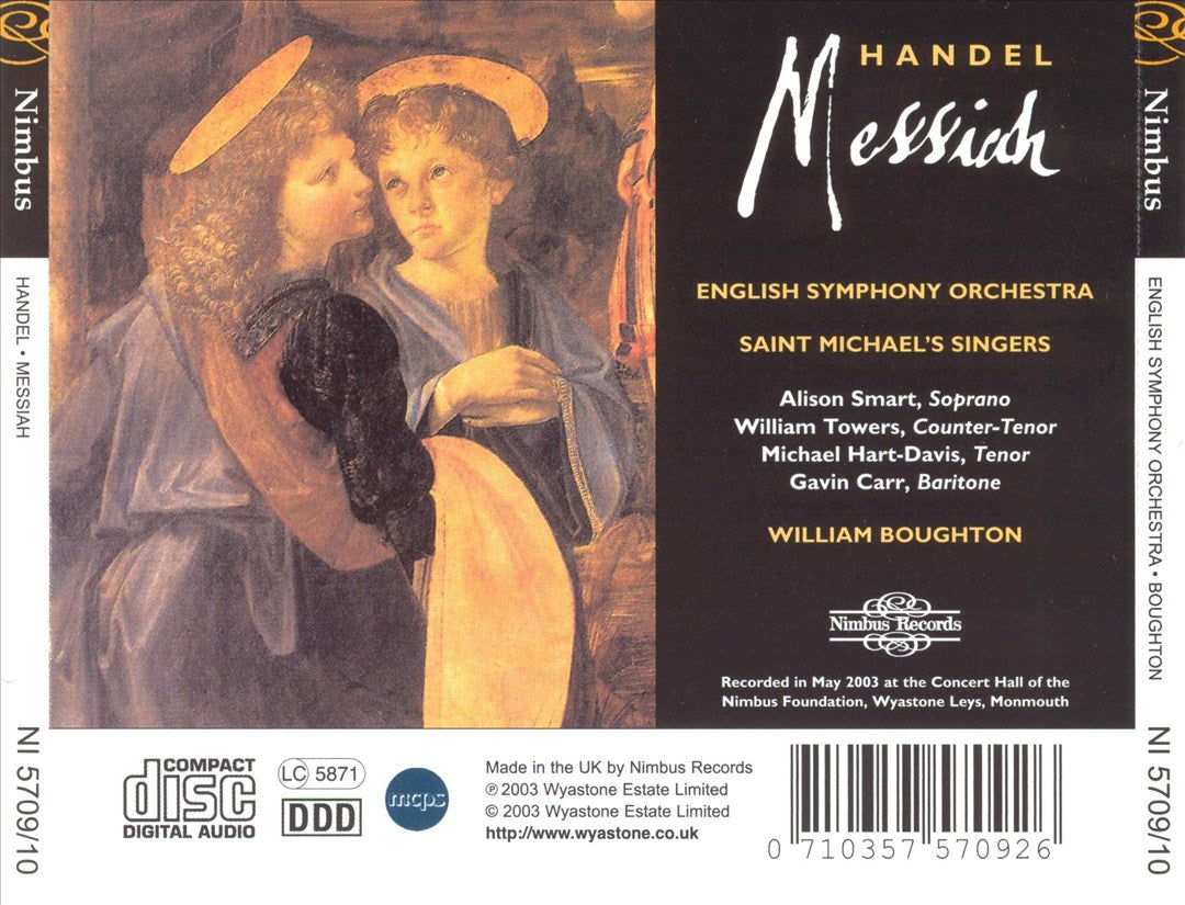 Handel's Messiah cover art