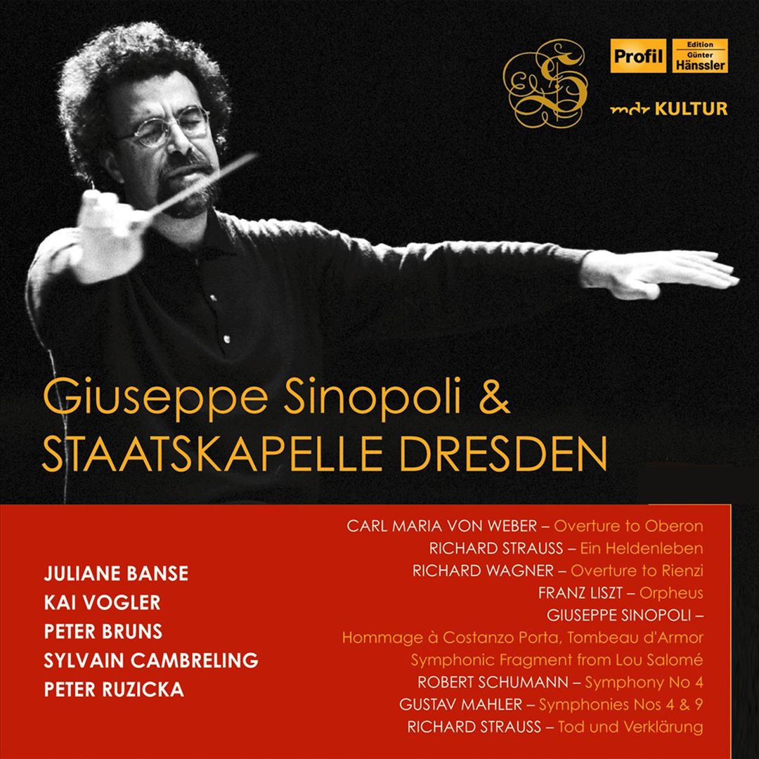 Giuseppe Sinopoli & Staatskapelle Dresden Live cover art